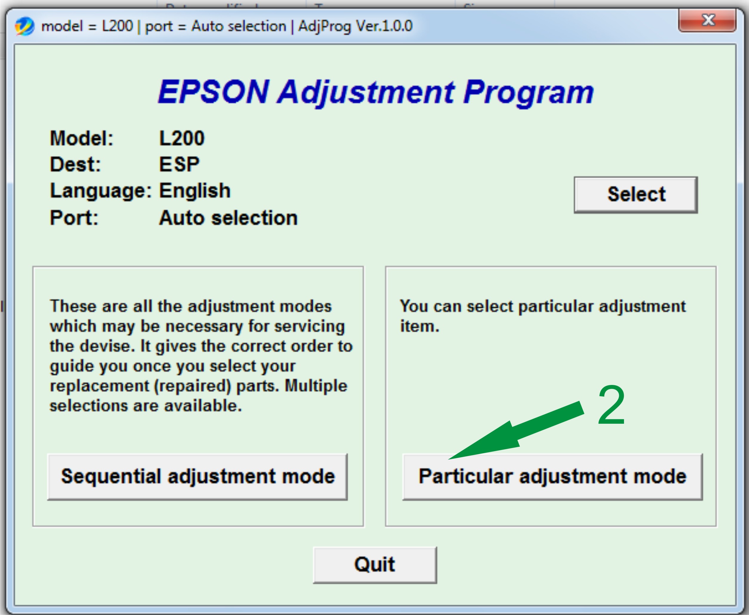 Epson l210 resetter free download